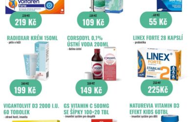 Akční nabídka v nemocniční lékárně