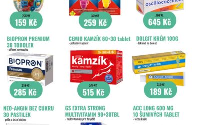 Akční nabídka v nemocniční lékárně
